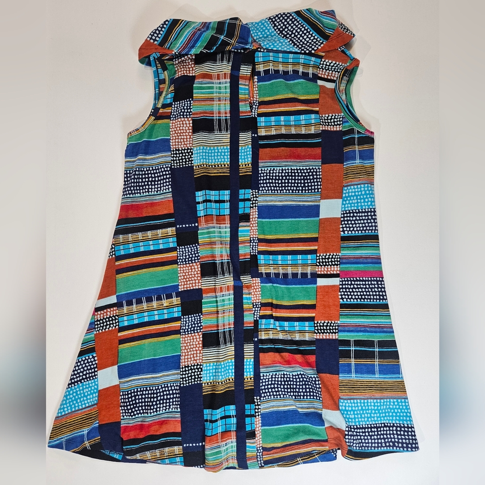 Parsley & Sage Blouse Womens‎ Small Multicolor Abstract Art To Wear Hippie Style